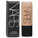 NARS Soft Matte Complete Foundation in #Aruba, offers high coverage with a lightweight matte finish for a flawless complexion.