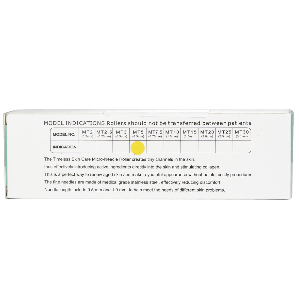 Timeless Skin Care - Dermaroller 0.5mm  - 1pc