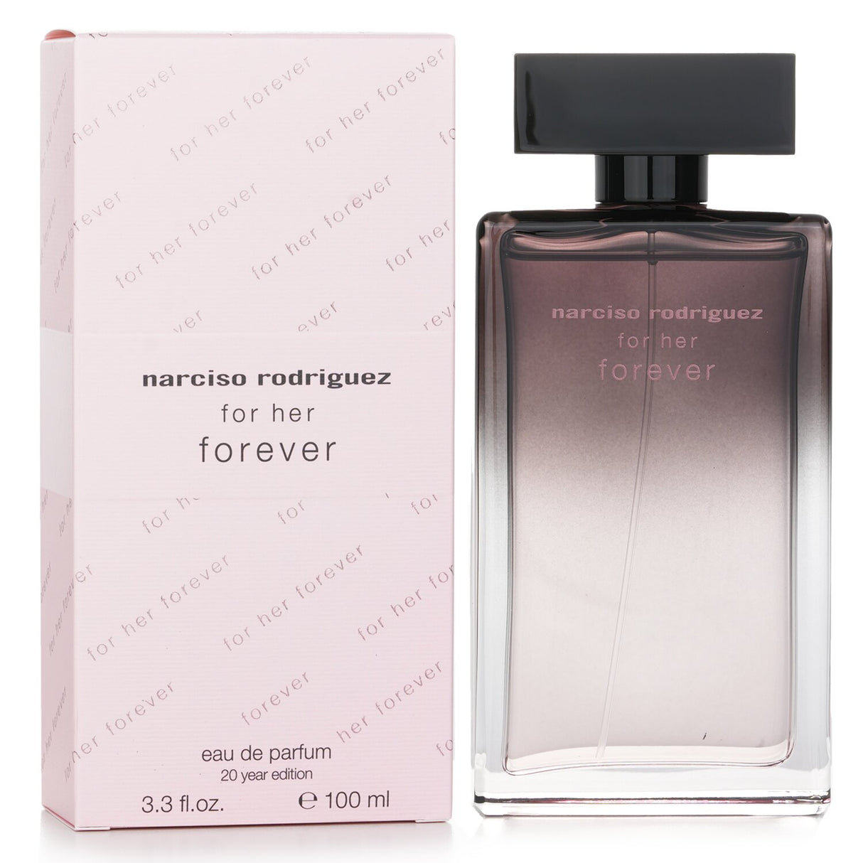 Narciso Rodriguez - For Her Forever Eau De Parfum, 100ml, blends floral and woody notes for a sophisticated, lasting scent.