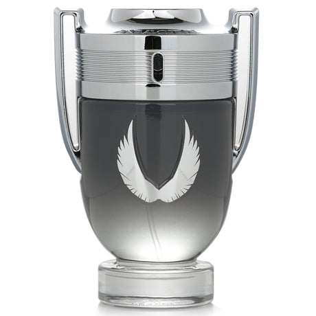 Paco Rabanne Invictus Platinum Eau De Parfum Spray 100ml, a fresh and woody fragrance symbolizing strength and success.