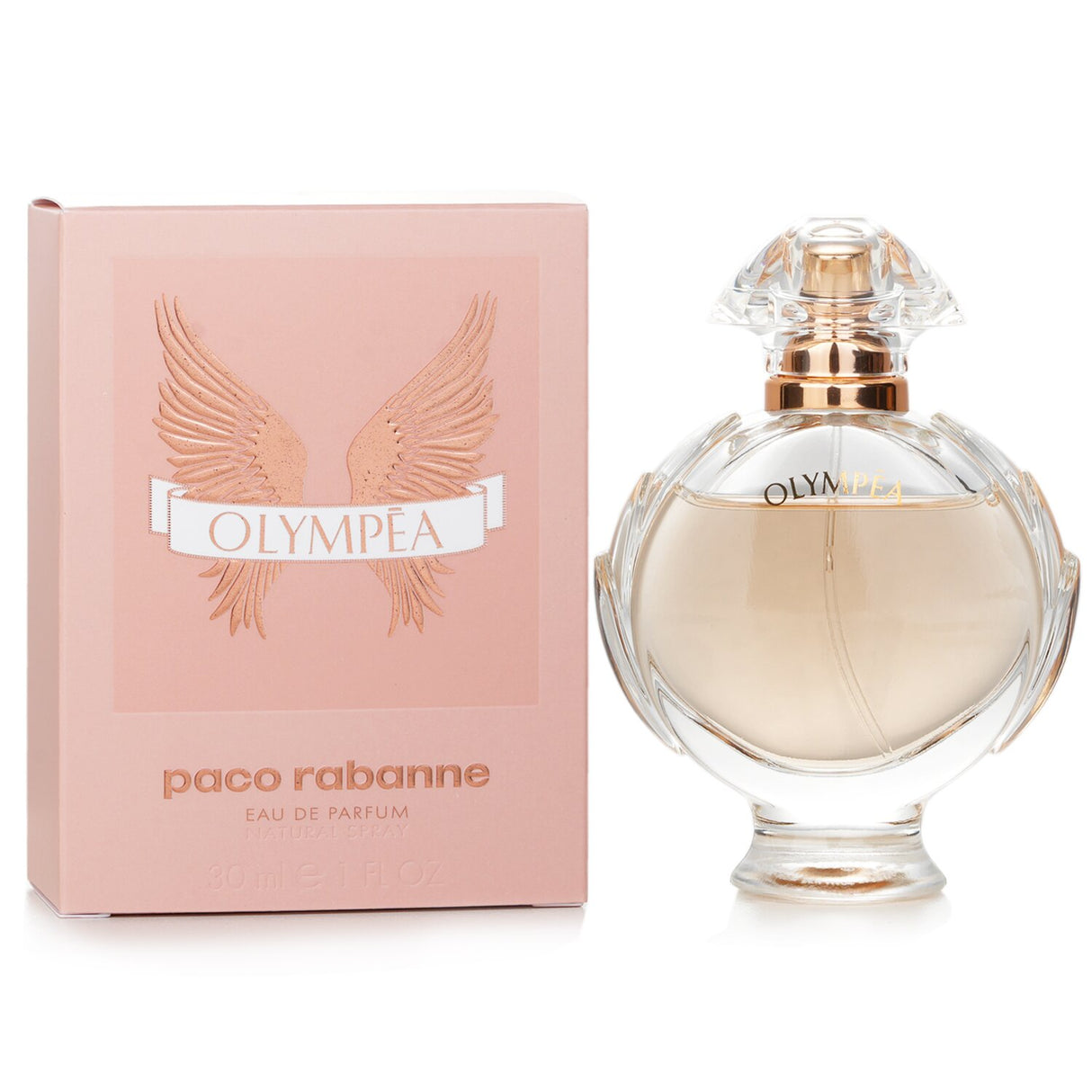 Paco Rabanne Olympea 30ml Eau De Parfum, an alluring blend of floral and oriental notes for modern confident women.