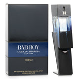 Carolina Herrera Bad Boy Cobalt Eau De Parfum, 100ml; a bold, electrifying men's fragrance with woody and fruity notes.