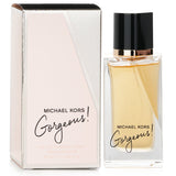 Elegant bottle of Michael Kors - Gorgeous Eau De Parfum, 50ml, featuring floral and fruity notes for a sophisticated scent.