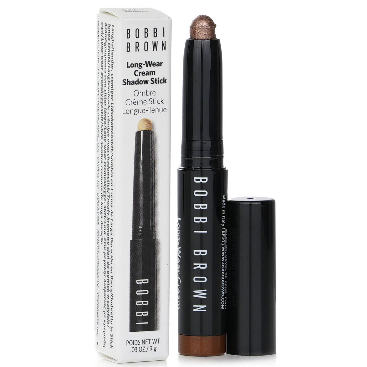Bobbi Brown Long-Wear Cream Shadow Stick - # Golden Bronze (Mini Size) 0.9g/0.03