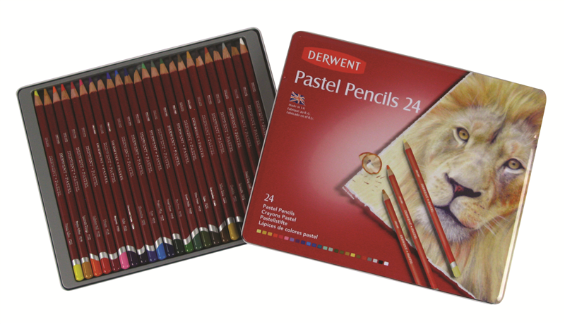 Derwent Pastel Pencils Tin 24