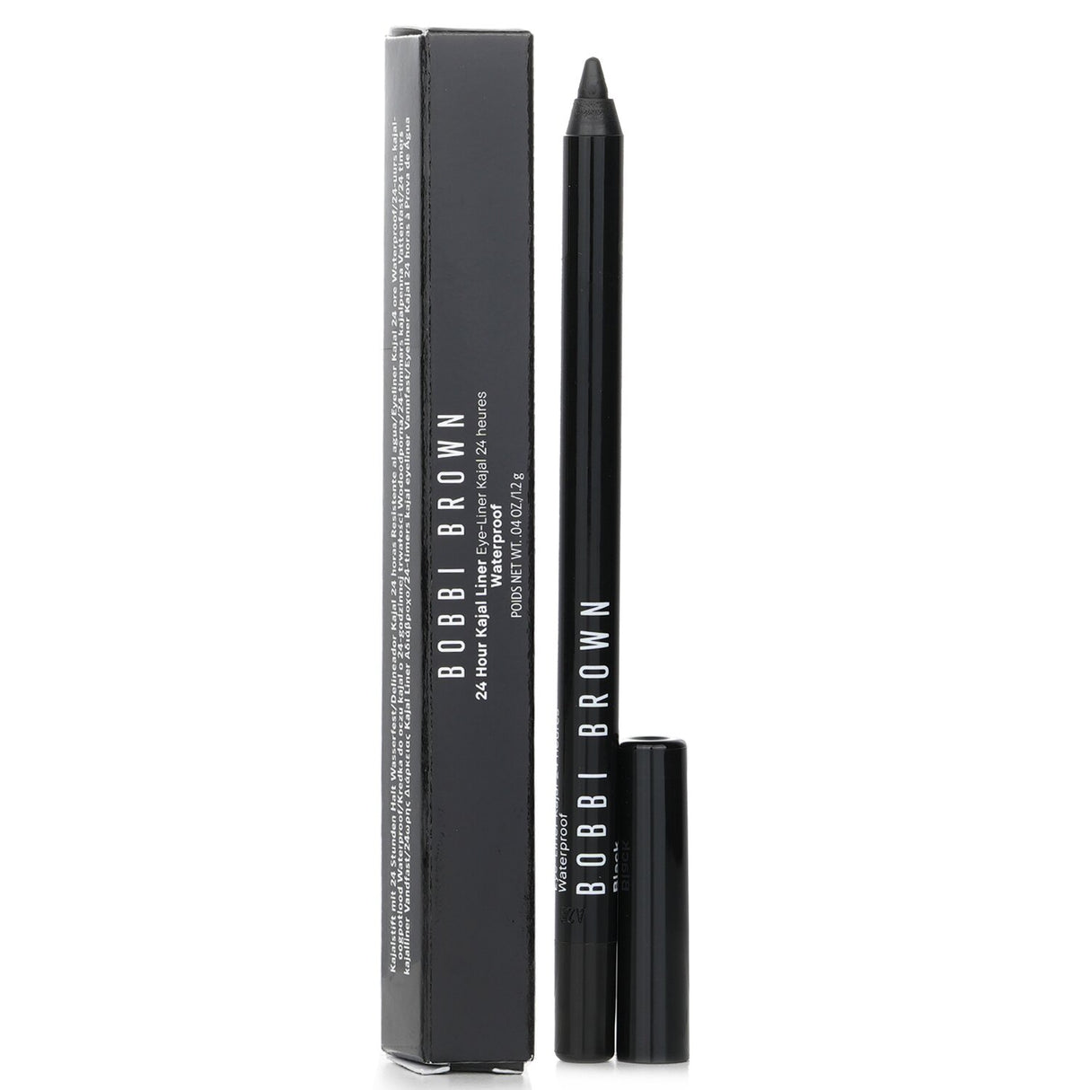 Bold black 24-hour waterproof kajal liner, glides on smoothly for defined eyes without fading or smudging.