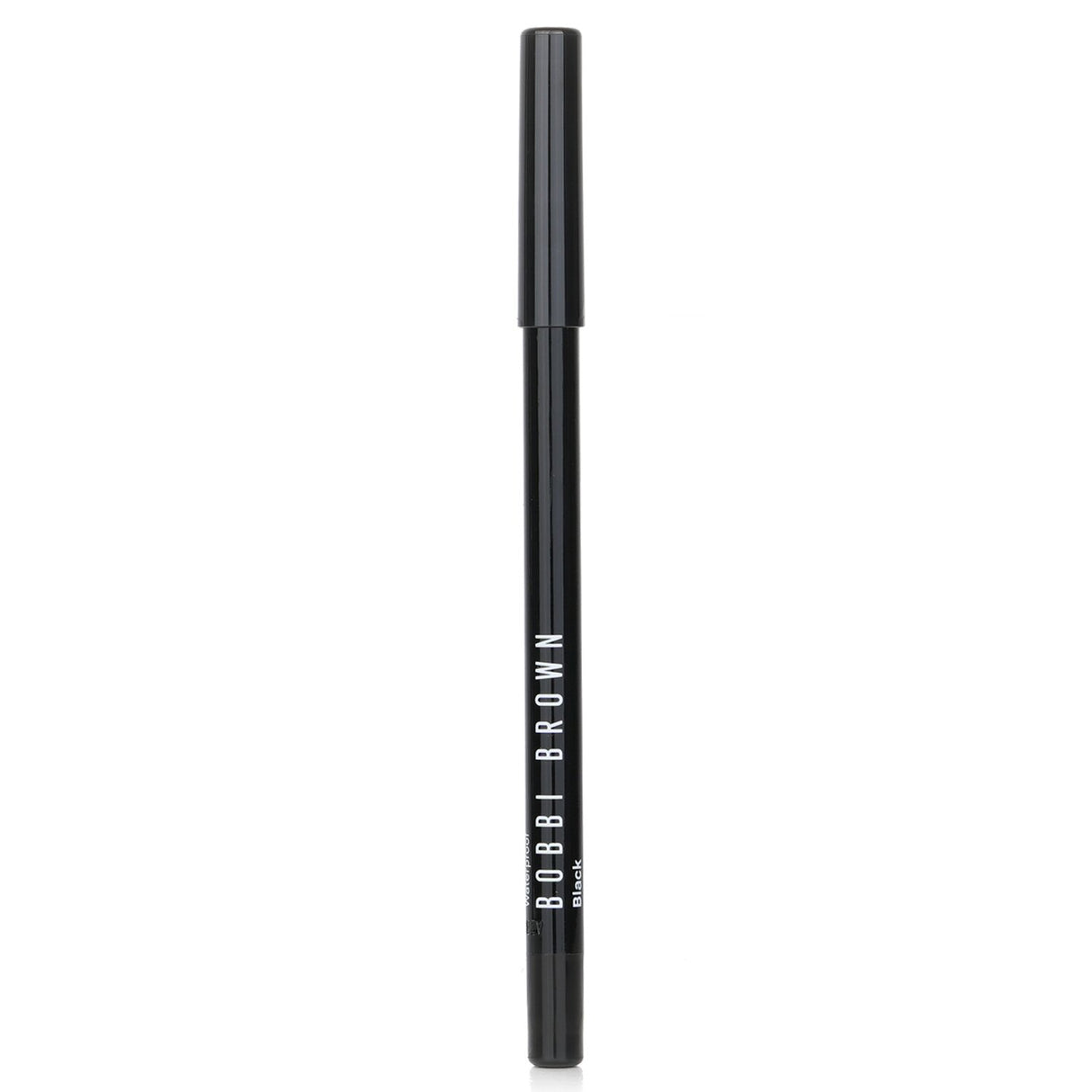 Bold black waterproof kajal liner by Bobbi Brown, designed for 24-hour wear with creamy texture and intense color payoff.