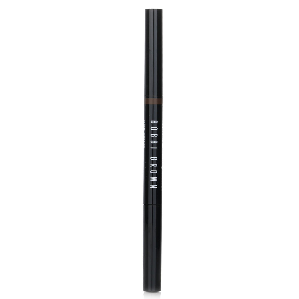 Bobbi Brown Long-Wear Brow Pencil #8 Rich Brown, featuring a slanted tip and waterproof formula for flawless brows.