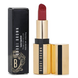 Bobbi Brown Luxe Lipstick #04 Claret, 3.5g, offers a satin finish, rejuvenates lips, and delivers rich, high-coverage color.