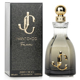 Jimmy Choo I Want Choo Forever Eau De Parfum 100ml presenting notes of mandarin, jasmine, and warm amber for a luxurious scent.