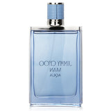 Jimmy Choo - Man Aqua Eau De Toilette Spray 100ml, featuring refreshing notes of lemon, mint, and cedarwood for modern gentlemen.