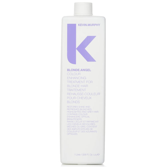 Kevin.Murphy Blonde.Angel treatment for blonde hair, 1000ml, revitalizes color, restores moisture, and enhances vibrancy.