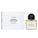 Byredo Sunday Cologne Eau De Parfum Spray, a unisex 100ml fragrance with woody, citrusy, and aromatic notes for refreshing elegance.