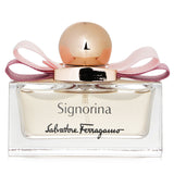 Salvatore Ferragamo Signorina Eau De Parfum Spray in 50ml, featuring floral and fruity notes for a vibrant, sophisticated scent.