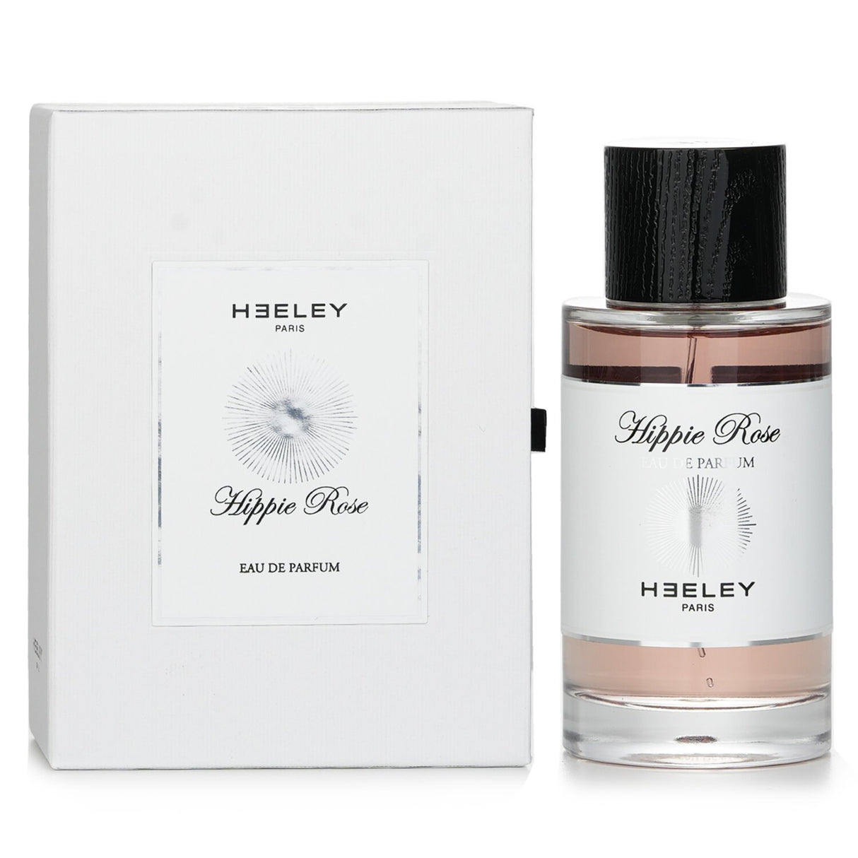 HEELEY Hippie Rose Eau De Parfum Spray in a 100ml bottle, featuring vibrant floral notes and earthy undertones for bohemian elegance.