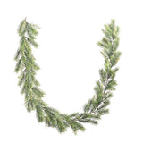 Lush 150cm Green Pine Xmas Garland with vibrant contrast tips, perfect for festive decorating over mantels and door frames.