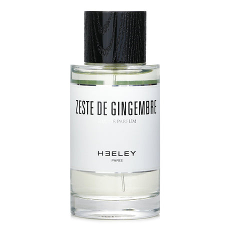 A 100ml bottle of HEELEY Zeste De Gingembre Eau De Parfum, featuring vibrant ginger and citrus notes for a refreshing fragrance.