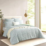 Renee Taylor Mayfair Jacquard Quilt / Duvet Cover Set Queen Sage