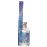 Elegant reed diffuser in a beautifully designed bottle, featuring calming Musk Ajisai scent for a serene home ambiance.