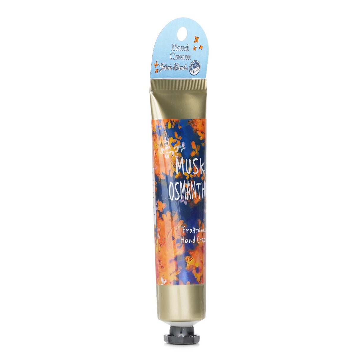 Luxurious 38g hand cream with Musk Osmanthus fragrance, enriched with shea and almond oils for smooth, hydrated hands.