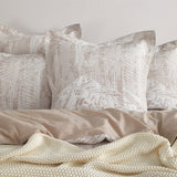 Renee Taylor Panache Jacquard Quilt / Duvet Cover Set Queen Wood