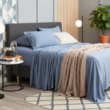 Renee Taylor Comfort Organic Cotton Sheet Set King Single Ink