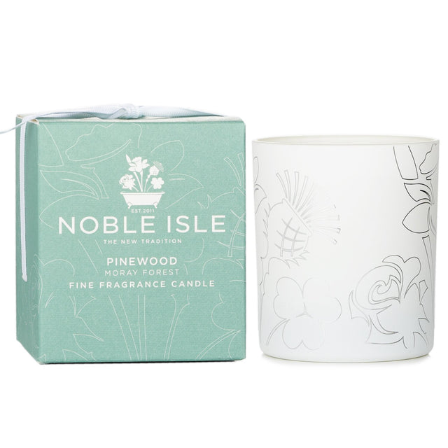 Luxury Pinewood candle in a 200g jar, exuding a warm, calming aroma perfect for relaxation and home decor.