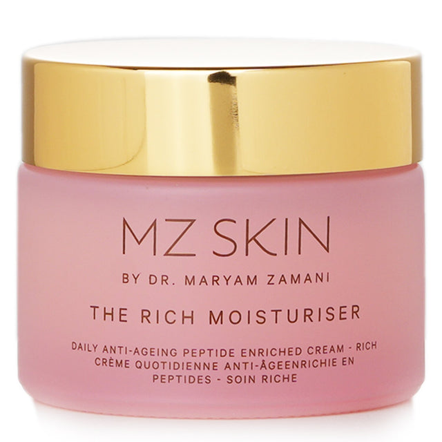 Rich moisturizer in a 50ml jar, enhances hydration, firmness, and radiance for dry and mature skin.