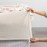 Renee Taylor Comfort Organic Cotton Standard Pillow Pair Oatmeal