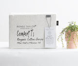 Renee Taylor Comfort Organic Fitted Sheet & Pillowcase -  King Ecru