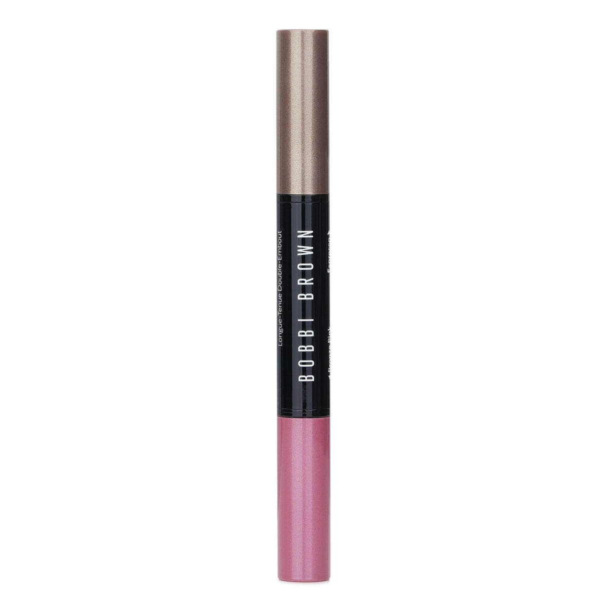 Dual-ended cream shadow stick featuring Bronze Pink Shimmer and Espresso Matte for effortless, long-lasting eye looks.