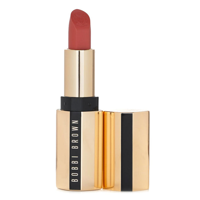 Bobbi Brown Luxe Lipstick #308 Pink Nude, a moisturizing lipstick with a satin finish, enhancing lips with rich, long-lasting color.