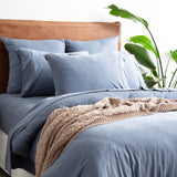 Renee Taylor Comfort Organic Cotton Quilt Cover Set King Ink