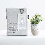 Renee Taylor Comfort Organic Cotton Quilt Cover Set Queen Grey Marle