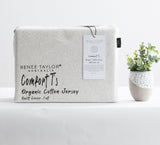 Renee Taylor Comfort Organic Cotton Euro P/Case Ecru