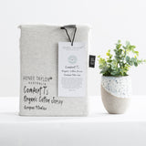 Renee Taylor Comfort Organic Cotton Quilt Cover Set Single Ecru