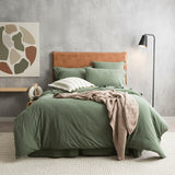 Renee Taylor Comfort Organic Cotton Euro P/Case Olive