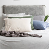 Renee Taylor Comfort Organic Cotton Quilt Cover Set Queen Oatmeal