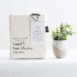 Renee Taylor Comfort Organic Cotton Quilt Cover Set Queen Oatmeal