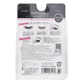 Beauty World Dream Girl Nylon Eyelash #981 in Black, 5 pairs for voluminous, natural-looking lashes, lightweight and comfortable.