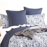 Renee Taylor Delos Quilted Reversible Coverlet Set Super King