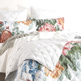 Renee Taylor Florence Quilted Reversible Coverlet Set Super King