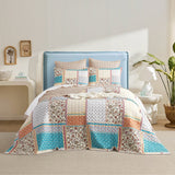 Renee Taylor Amber Quilted Reversible Coverlet Set Super King