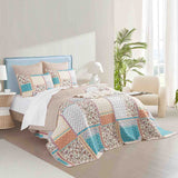 Renee Taylor Amber Quilted Reversible Coverlet Set Super King