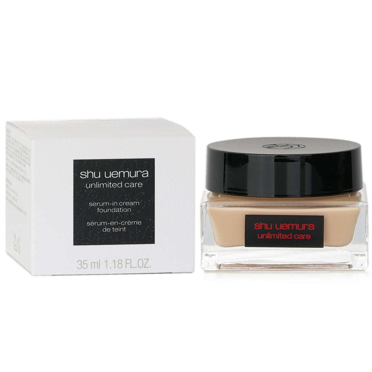 Shu Uemura Unlimited Care Serum-In Cream Foundation #664, a nourishing, lightweight foundation for radiant, healthy skin.