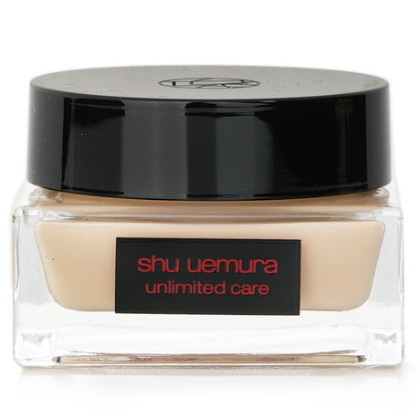 Luxurious Shu Uemura foundation in shade #774, combining intensive hydration with buildable coverage for a radiant, dewy finish.