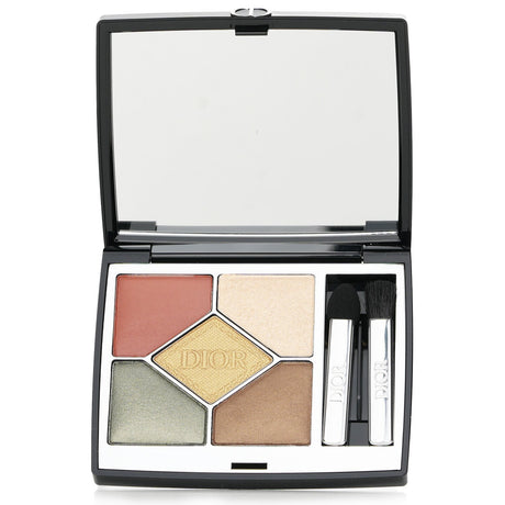 Christian Dior Diorshow 5 Couleurs Eyeshadow Palette #343 in Khaki, featuring five creamy, long-lasting shades for versatile looks.