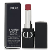 Christian Dior Rouge Dior Forever Lipstick #525 Forever Chérie showcases a matte finish with intense color and 16-hour wear.