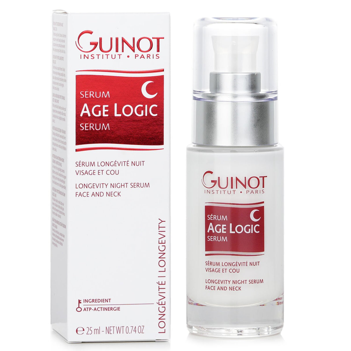 Guinot - Age Logic Serum Longevity Night Serum (Face and Neck)  - 25ml/0.74oz