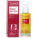 Luxurious anti-aging body oil in a 90ml bottle, enhances skin comfort, boosts collagen, and leaves no greasy residue.